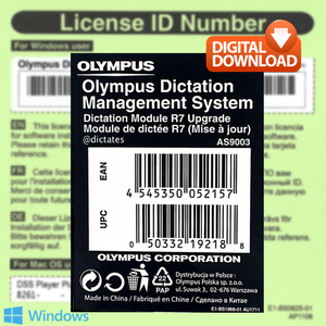 Olympus AS9003 Dictation Module Upgrade License Key - Dictation Solutions Australia