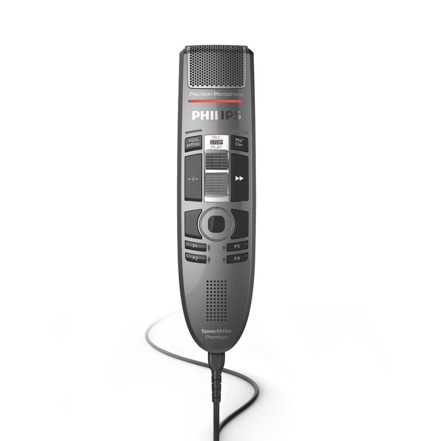 Philips SMP3710 SpeechMike Premium Touch : Slide Control Dictation Microphone - Dictation Solutions Australia