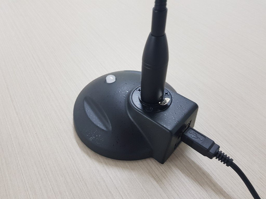 VEC SoundTech GN-USB-2 Gooseneck Desktop Microphone - Dictation Solutions Australia
