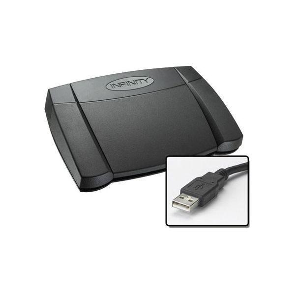 Infinity VEC IN-USB3 Transcription USB Foot Pedal - Dictation Solutions Australia