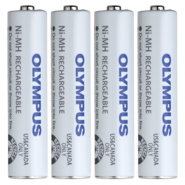 Olympus BR404 AAA Ni-MH Rechargeable Battery (Set of 4) - Dictation Solutions Australia