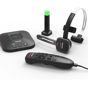 Philips PSM6500 SpeechOne Wireless Dictation Headset - Dictation Solutions Australia