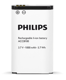 Philips ACC8100 Rechargeable li-ion Battery