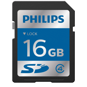 Philips ACC9016 16 GB SDHC memory card for DPM8000 series - Dictation Solutions Australia