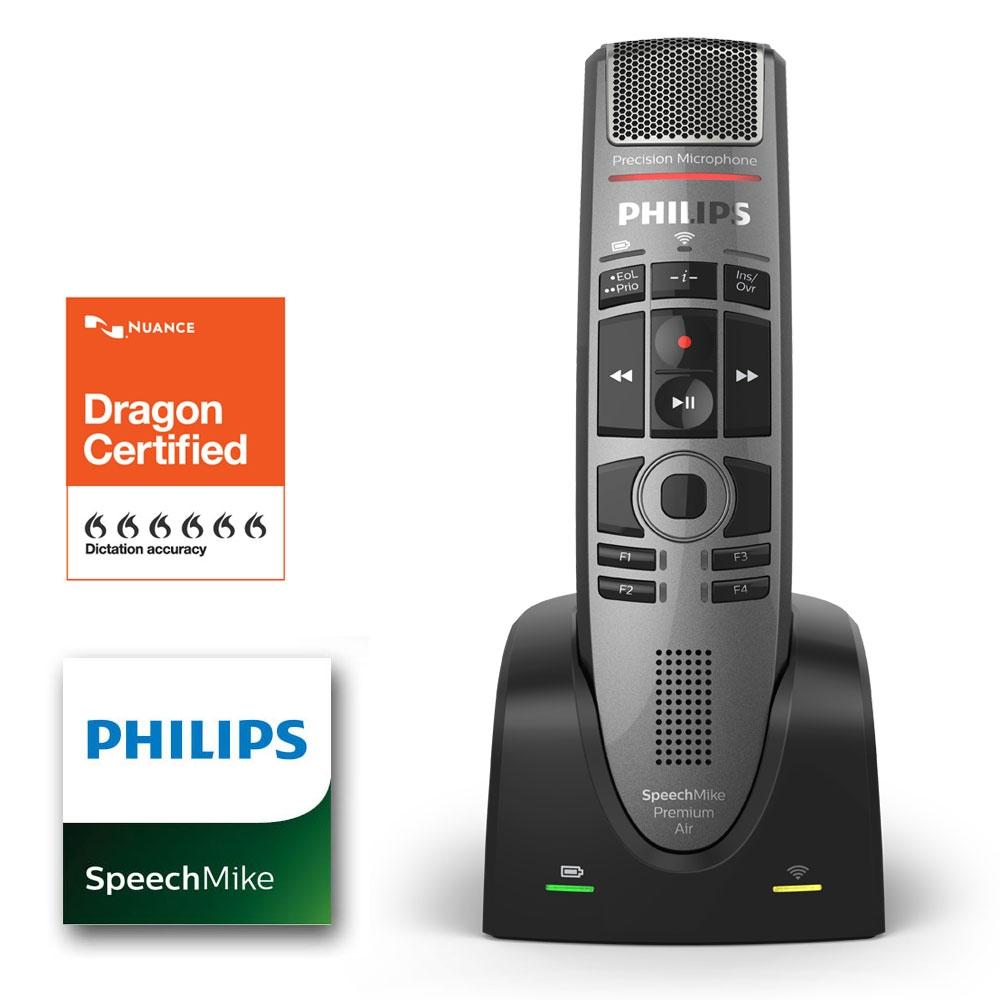 Philips SpeechMike Air Wireless SMP-4000 SpeechMike Push-Button - Dictation Solutions Australia